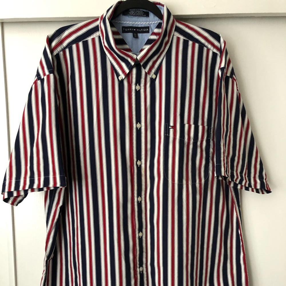 Tommy Hilfiger-Americana Short Sleeve Button Down
